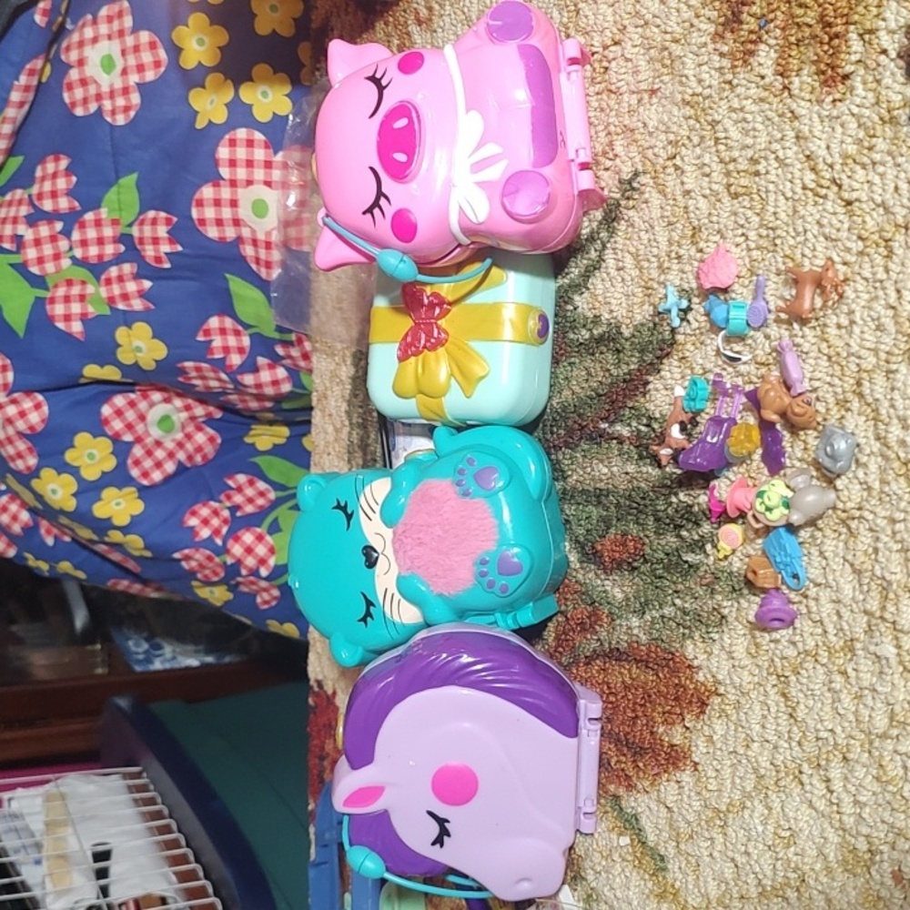 Polly Pocket Se Of 4t Includes 41 Accessories - Picture 7 of 7